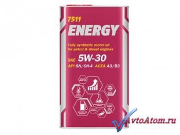 MANNOL Energy SAE 5W-30 SN, 4 