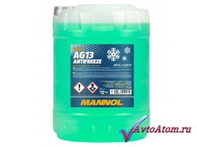 MANNOL Antifreeze AG13 (-40) Hightec, 10 литров