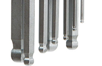 Набор торцевых ключей CV 9 предметов HEX удлиненные 1,5-10,00мм с шаром (кассета)