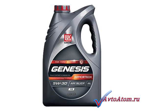 Лукойл Genesis Armortech 5W30, 4 литра