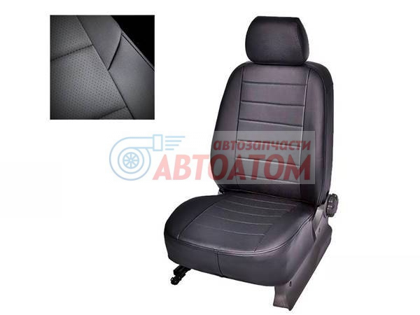Чехлы Nissan Terrano III (с airbag) 2014-2016, экокожа