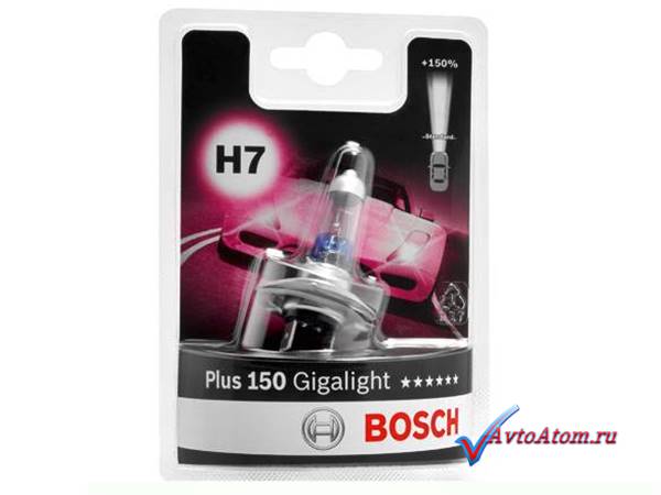 Лампа H7 12V Bosch Gigalight Plus 150
