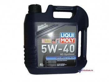 Моторное масло Optimal Synth 5W-40, 4 литра