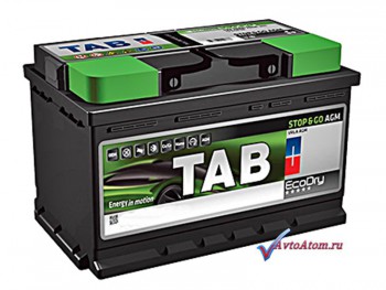 Аккумулятор TAB EcoDry 80 А/ч