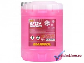 MANNOL Antifreeze AF12+ (-40) Longlife, 10 литров