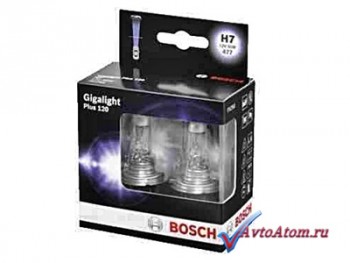 Лампа H7 12V Bosch Gigalight Plus 120, 2шт