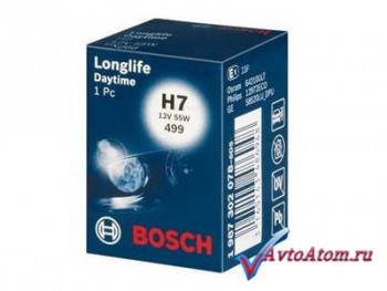 Лампа H7 12V Bosch Longlife Daytime