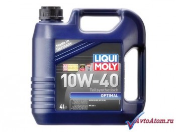 Моторное масло Optimal 10W-40, 4 литра