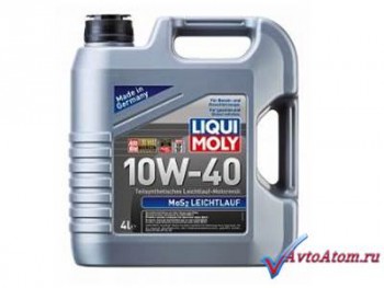 Моторное масло MoS2 Leichtlauf 10W-40, 4 литра