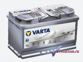 Аккумулятор VARTA 80 Ah AGM Silver Dinamic