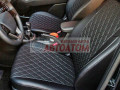 Чехлы черные Mitsubishi Lancer X седан