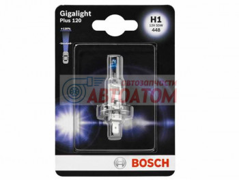 Лампа H1 12V BOSCH Gigalight Plus 120