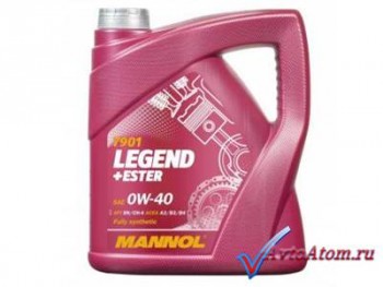 MANNOL Legend+Ester 0W-40, 4 литра