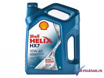Моторное масло Helix HX7 10W40, 4 литра