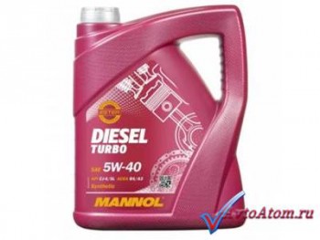 MANNOL Diesel Turbo 5W-40, 5 литров