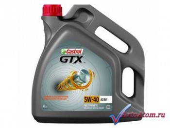Castrol GTX 5W-40 A3/B4, 4 литра