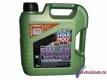 Molygen New Generation 5W-40, 4 литра