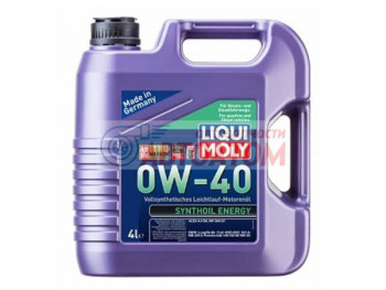 Моторное масло Synthoil Energy 0W-40, 4 литра