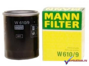 Фильтр масляный W610/9 Mann-Filter